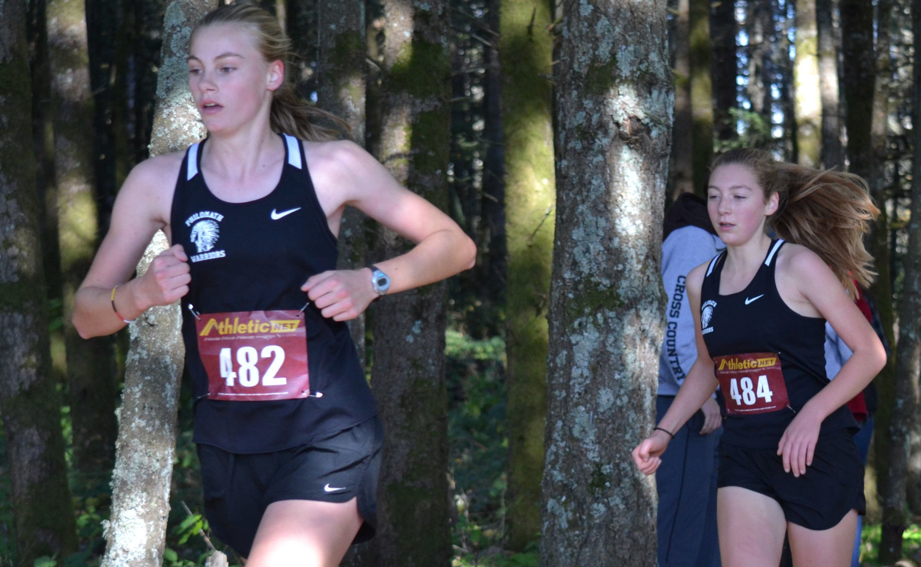 PHS cross-country: Ingrid Hellesto, Kaeleigh Houchin